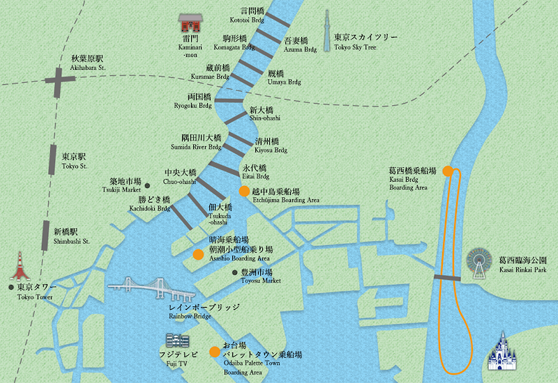 屋形船の舞浜コース